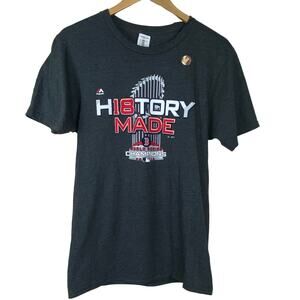 Boston Red Sox 2018 World Series History Made SS T-Shirt NEW  Size S